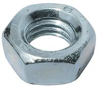 AERZETIX - 100x Écrou Hexagonal - M5 - Acier Zingué - Filetage 0.8mm - Pour Clé 8mm - Hauteur 4mm - C19151
