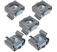 AERZETIX - 5x Écrou Cage - M5 - L13.2mm - H8.8mm - pour Tôle 0.7-1.6mm - Acier Zingué et Inoxydable A2 - C19182