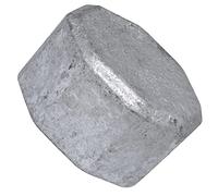 AERZETIX - Bouchon Filetage Femelle 1 1/4" à Visser en Fonte - Finition Zinguée - Tuyau Plomberie Chauffage Installation Sanitaire d'Eau Alimentation Système de Traitement d'Eau
