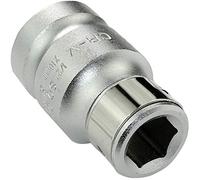 AERZETIX - C45222 - Adaptateur Réducteur Convertisseur pour ouille/Porte-Embout - 1/2 Femelle x 10mm Femelle - pour liquet Manuelle/Pneumatique - Hexagonale/6 Pans Allen - en Acier CR-V