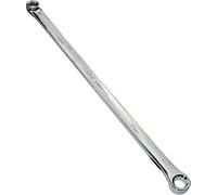 AERZETIX - C45545 - Clé Polygonale Double à Oeil/Anneau 10x12mm - Longueur 33cm - Clé Plate Extra Longue Droite en Acier CR-V pour Serrage/Assemblage - Manche Polie 12 Pans Bi-Hexagonal