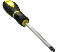 AERZETIX - C45651 - Tournevis à Empreinte Cruciforme PH2 6x100mm pour Vis Phillips - Pointe Aimantée/Magnétique - Poignée Antidérapante Bi-Matière - Lame en Acier/CR-V/-S2