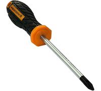 AERZETIX - C45690 - Tournevis à Empreinte Cruciforme PH2 6x100mm pour Vis Phillips - Pointe Aimantée/Magnétique - Poignée Antidérapante Bi-Matière - Lame en Acier/CR-V/