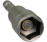 AERZETIX - C45862 - Douille/Porte-Embout 1/4'' 13mm - Pointe Magnétique/Aimantée à Empreinte 6 Pans - pour Vis Autoperceuse à Tête Hexagonale - Adaptateur/Monobloc/Outillage de Vissage - en CR-V