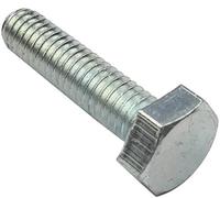 AERZETIX C47268 Boulons M4x16 Tête Hexagonale Ø4x16mm 100 pièces | DIN 933, Acier Zingué, Bricolage, Outillage d'assemblage/Quincaillerie