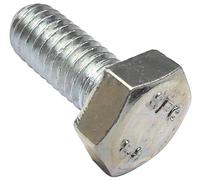 AERZETIX C47374 Boulons M6x14 Tête Hexagonale Ø6x14mm 100 pièces | DIN 933, Acier Zingué, Quincaillerie