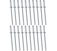 AERZETIX - C48091 - Lot de 20 Rivets aveugles standard Ø2.4x10mm aluminium/acier - DIN 7337 A - rivet pop à rupture de tige