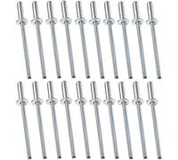 AERZETIX - C48095 - Lot de 20 Rivets aveugles standard Ø3x10mm aluminium/acier - DIN 7337 A - rivet pop à rupture de tige