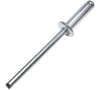 AERZETIX - C48110 - Lot de 100 Rivets aveugles standard Ø4.8x16mm aluminium/acier - DIN 7337 A - rivet pop à rupture de tige