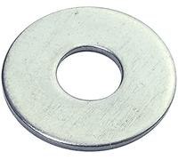 AERZETIX - C49523 - Lot de 100 Rondelles plates larges - M5 - en acier inoxydable A2 - DIN 9021 - pour fixations métal ou bois