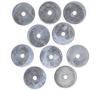 AERZETIX - C49688 - Lot de 10 Rondelles de carrossier plates larges - M4 Ø4.3x25x1.25mm - en acier zingué