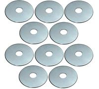 AERZETIX - C49699 - Lot de 10 Rondelles de carrossier plates larges - M8 Ø8.4x35x1.50 - en acier zingué