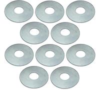 AERZETIX - C49707 - Lot de 10 Rondelles de carrossier plates larges - M12 Ø13x40x1.50 - en acier zingué