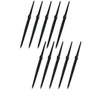 AERZETIX - C51626 - Lot de 10 piquets 40cm pour tuyau micro-irrigation et micro-asperseur - ouverture 24x10mm - piquet d'ancrage/support/maintien/guide au sol pour micro-arrosage localisé