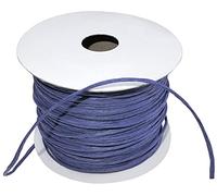 AERZETIX - C51694 - Cordon Ficelle en Papier renforcé torsadé - Rouleau fagot Fil armé décoratif - Ø2mm x 50mètres - Couleur Bleu foncé - projets créatifs Tricoter Art Emballage Cadeaux fête