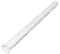 AERZETIX C57410 Chevilles universelles Ø10x140 mm, Lot de 20 | Collerette biseautée/fraisée, En plastique, Pour maçonnerie, Fixation béton brique pierre parpaing