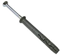 AERZETIX - C57438 - Lot de 50 Chevilles à Clou Ø6x50 mm + 50 vis Ø4x55 mm à tête fraisée - pour Fixation en béton/Brique/parpaing