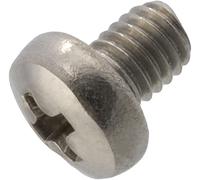AERZETIX - C59745 - Lot de 50 Vis à métaux à tête cylindrique M3x4 mm à empreinte PH1 - boulon d'assemblage - DIN 7985 - en acier inoxydable A2 - couleur argent