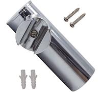 AERZETIX - C62392 - Support douchette rotatif mural 102 mm - pour mitigeur mélangeur d'eau pommeau baignoire sanitaire salle de bain tuyau flexible - en plastique - finition chromée