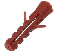 AERZETIX - C65082 - Lot de 100 Chevilles universelles 5x25 mm - en Nylon - Multi-usages Fixation Assemblage béton Brique parpaing Construction travaux bâtiment vis à Bois Foret perçage