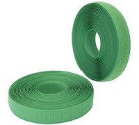 AERZETIX - C65903 - Bande/rouleau de scratch 20 mm 5 mètre auto-agrippant - organisateur/serre câbles - ruban sac vêtement attache sangle - couleur: vert - en polyamide et polyester