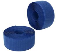 AERZETIX - C66003 - Bande/rouleau de scratch 50 mm 5 mètre auto-agrippant - organisateur/serre câbles - ruban sac vêtement attache sangle - couleur: bleu royal - en polyamide et polyester