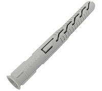 AERZETIX C67083 Chevilles universelles Ø10x100 mm, Lot de 50 | Collerette biseautée/fraisée, Polyamide, Maçonnerie fixation béton brique parpaing, Bâtiment vis construction
