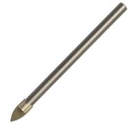 AERZETIX C68455 Foret mèche carrelage verre céramique 6 mm | Longueur 76 mm, Pour vitre, Pour cristal, Pour faïence
