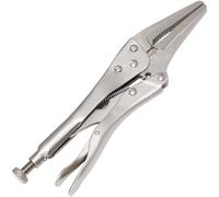 AERZETIX C68487 Pince-étau à bec allongé 225 mm | Mâchoire dentée, Autobloquante réglable, Serrage multifonctionnel rapide, Acier au carbone