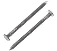 AERZETIX C70849 Clous à tête plate Ø2.8x50 mm, Lot de 300 | Diamètre de la tête Ø7 mm, Acier, Couleur argent, Rembourrage bardage menuiserie