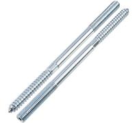 AERZETIX - C75901 - Lot de 12 Vis à double filetage M10x180 mm - goujon patte à vis - en acier