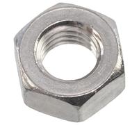 AERZETIX Écrous hexagonaux M5x0.8 mm aluminium argent | Lot de 20, 6 pans, Filetage métrique, Montage assemblage fixation, Légère résistante