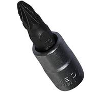 AERZETIX: Embout de vissage cruciforme pozidriv PZ2 sur douille carré 1/4 - C2131