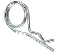 AERZETIX Goupilles bêta double spire Ø3.2x61 mm, 12 pièces | Acier zingué