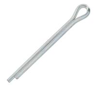 AERZETIX Goupilles Fendues Ø5x68 mm, Lot de 10 | Acier couleur argent, Type épingles, Pour maintien et blocage, Assemblages mécaniques