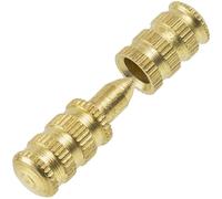 AERZETIX Kit de 24 tourillons avec douilles chevilles Ø8x14 mm en laiton/goujon/guidage rallonge panneaux/table extensible/jonction amovible