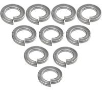 AERZETIX - Lot de 10 Rondelles Grower Frein Ressort - M5 - en Acier Inoxydable A2 - DIN127 - Type Rondelle Élastique Fendue - Bricolage