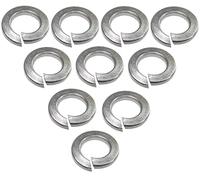 AERZETIX - Lot de 10 Rondelles Grower Frein Ressort - M8 - en Acier Inoxydable A2 - DIN127 - Rondelles à Ressort - Bricolage