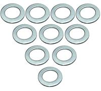 AERZETIX - Lot de 10 Rondelles Plates Larges - M22 Ø38mm H 3mm - en Acier Zingué - DIN 125