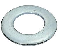 AERZETIX - Lot de 100 Rondelles Plates Larges - M12 Ø24mm H 2.5mm - en Acier Zingué - DIN 125 - Type Large