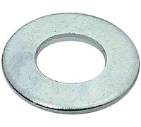 AERZETIX - Lot de 100 Rondelles Plates Larges - M2.5 Ø6mm H 0.4mm - en Acier Zingué - DIN 125 - Type Rondelle d'Appui