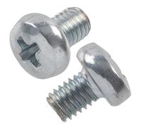 AERZETIX - Lot de 12 Vis Métaux à Tête Cylindrique M3x4 mm à Empreinte PH1 - en Acier - Couleur Argent - NV59846
