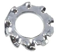 AERZETIX Lot de 120 rondelles éventail M3 à denture externe en acier zingué pour vis M3