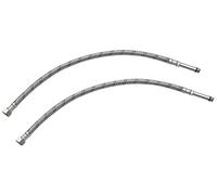 AERZETIX - Lot de 2 Flexibles de Raccordement pour Mitigeur - Femelle 3/8'' - Mâle M10 - Longueur 500mm - Acier Inoxydable - pour Bassin de Cuisine Monobloc - Alimentation Sanitaire