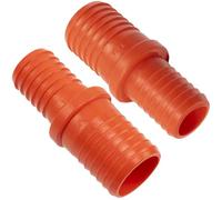AERZETIX - Lot de 2 Réductions Jonctions Cannelées 1 1/4"x1" pour Tuyau d'Arrosage en Plastique | Manchon Raccord Réduit Système d'Irrigation Équipement Accessoire Jardinage