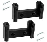 AERZETIX Lot de 2 supports muraux pour batteries outil sans fil compatible avec Hikoki 18V-36V / visserie incluse/en plastique ABS