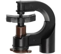 AERZETIX - Lot de 20 Asperseurs Diffuseurs Rotatifs de Micro-Irrigation à 360° Débit 160 litres l/h Pression Supportée 2 Bars en Plastique Couleur Marron