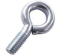 AERZETIX - Lot de 20 Pitons à Visser M4x10 - Ø4x10mm - en Acier Zingué - Couleur Argent - Bricolage - Outillage d'Assemblage/Quincaillerie