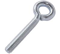 AERZETIX - Lot de 20 Pitons à Visser M4x25 - Ø4x25mm - en Acier Zingué - Couleur Argent - Bricolage - Outillage d'Assemblage/Quincaillerie