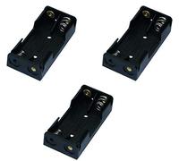 Aerzetix - Lot de 3 Supports de Piles pour 2 Piles AAA LR3